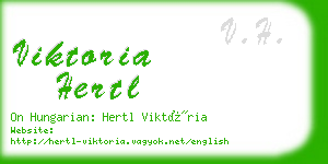 viktoria hertl business card